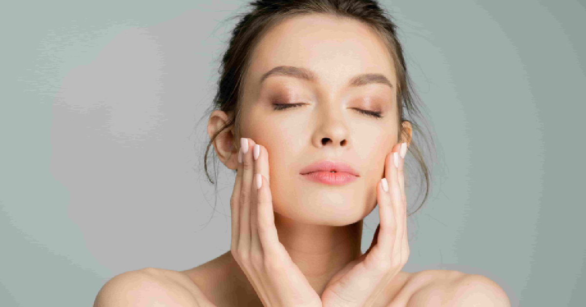 Woman showing smooth, youthful skin after Sofwave Treatment in Austin, TX